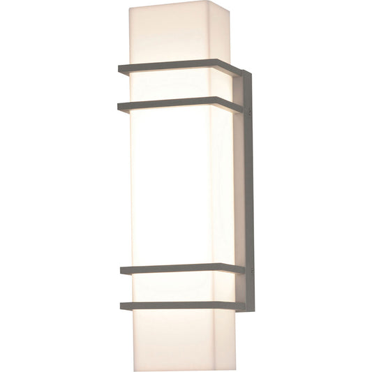 AFX BLW5161800L30MVTG Blaine LED Outdoor Sconce - 15'' - Textured Grey