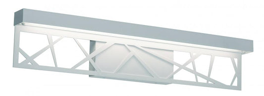 AFX BONV240520L30ENWH Boon - 24'' Vanity Light Fixture - White Finish