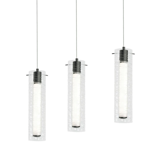 AFX BRIP04LAJUDBKLNR3 Bari 3 Light Linear Pendant 120V 45W 5CCT BK