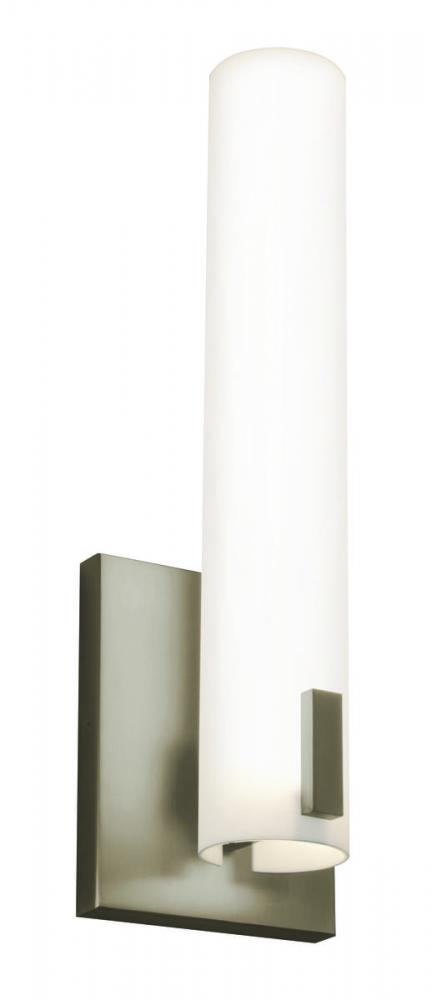 AFX BWNS051412L30D1SN Bowen - Wall Sconce - Satin Nickel - White Acryl