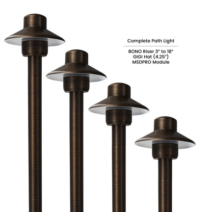 Path Light Kit with BONO (.98") Riser • 2700/3000K - Path Light from 702 Lighting in Las Vegas