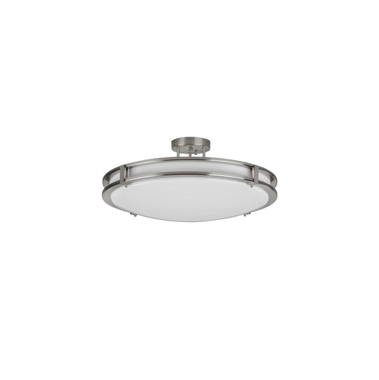 AFX CAC14L5AJUDSN Carlisle 14'' LED Semi-Flush,120-277V,27W,5 CCT,SN