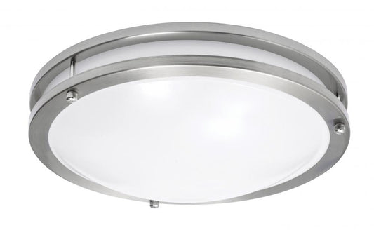 AFX CAF12L5AJUDSN Carlisle 12'' Flushmount 5CCT, 120-277V, SN