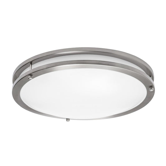 AFX CAF14L5AJUDSN-BB Carlisle 14'' LED Flush,120-277V,27W,5 CCT,SN,BB
