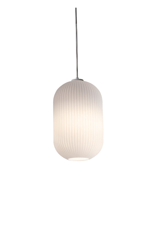 AFX CALP09WH Callie Pendant - 15'' - Frosted White