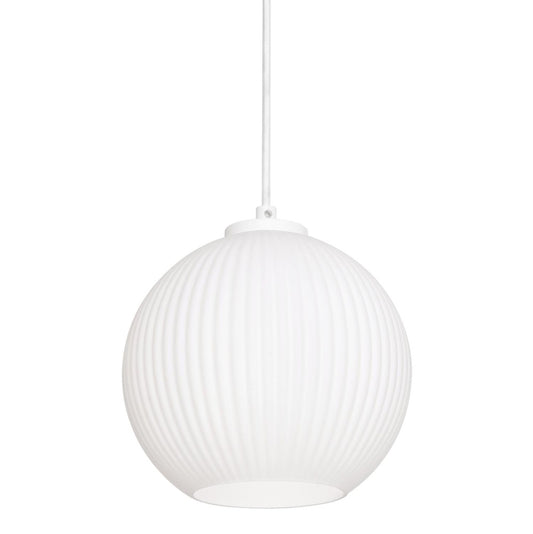 AFX CLEP08WH Cleo 8'' Med Base Pendant 60 WH