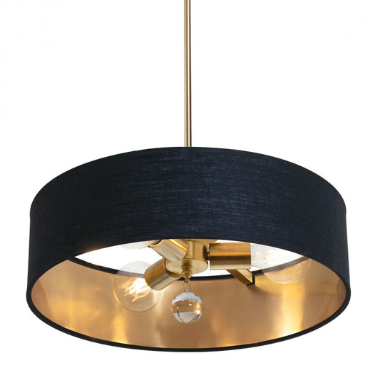 AFX CLNP18MBSB-BKGD Celine Pendant 18'' Medium Base SB - BKGD shade