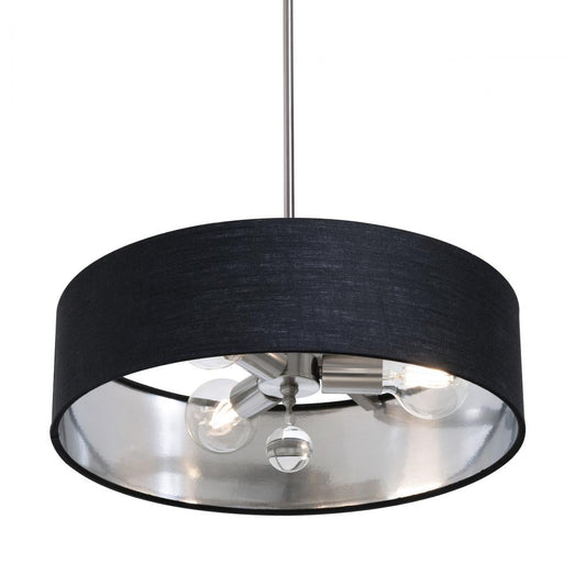 AFX CLNP18MBSN-BKSL Celine Pendant 18'' Medium Base SN - BKSL shade