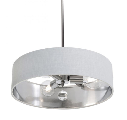 AFX CLNP18MBSN-WHSL Celine Pendant 18'' Medium Base SN - WHSL shade
