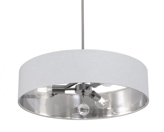 AFX CLNP24MBSN-WHSL Celine Pendant 24'' Medium Base SN - WHSL shade