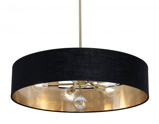AFX CLNP30MBSB-BKGD Celine Pendant 30'' Medium Base SB - BKGD shade