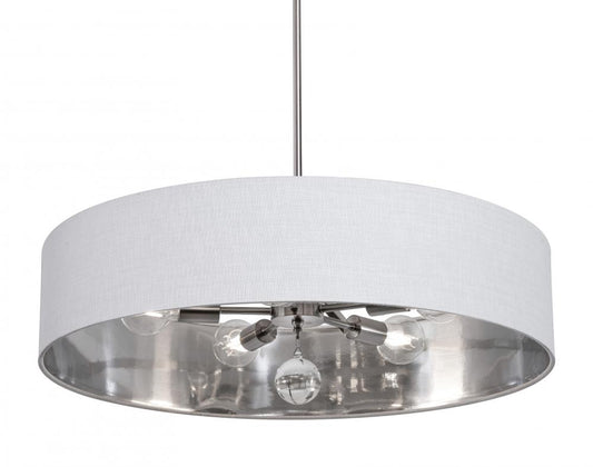 AFX CLNP30MBSN-WHSL Celine Pendant 30'' Medium Base SN - WHSL shade