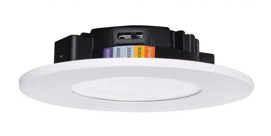 AFX CNRF04LAJD1WH Connor 4'' Flush Mount LED 120V,12W,5 CCT, WH