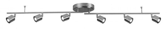 AFX CRRF6450L30SN Core 6-Head LED Fixed Rail - Satin Nickel