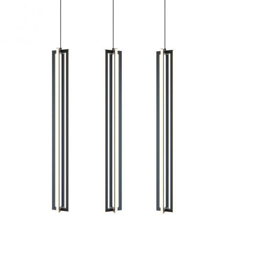 AFX CSSP36L30D1BKLNR3 Cass 36'' 3 Light Medium Linear Pendant- BK