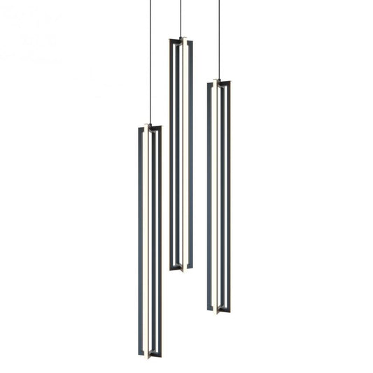AFX CSSP36L30D1BKRND3 Cass 18'' 3 Light Medium Round Pendant - BK