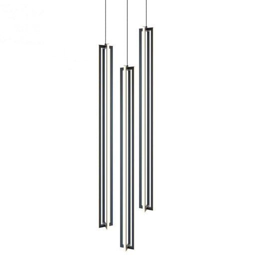 AFX CSSP48L30D1BKRND3 Cass 18'' 3 Light Large Round Pendant - BK