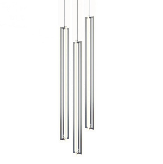 AFX CSSP48L30D1SNRND3 Cass 18'' 3 Light Large Round Pendant - SN
