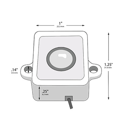 Dauer 490073-3000K • BETSY Under-Rail Light, 3000K