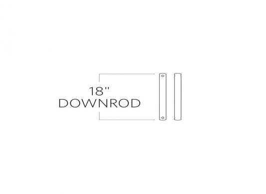 Generation Lighting DR18BZ 18" Downrod in Bronze