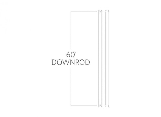 Generation Lighting DR60WGR 60" Downrod in Washed Grey
