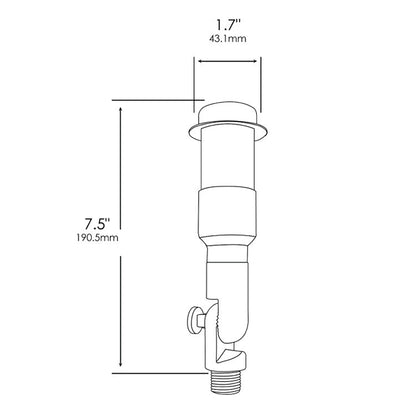 Dauer 490053 • BEACON Brass Micro-Flood Light