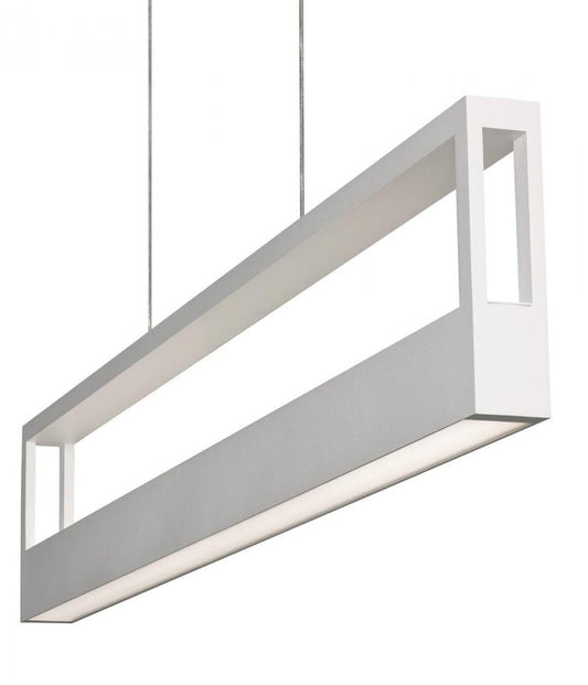 AFX ECHP4830LAJMVWH Echo Pendant - White Finish - White Acrylic Shade