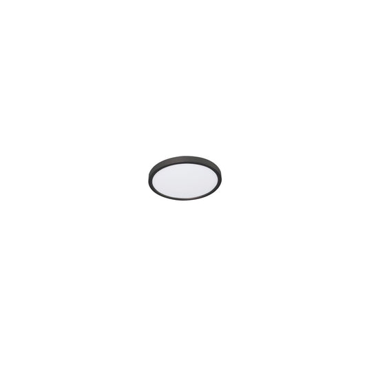 AFX EGRF06LAJD5BK Edge Round 06'' LED Flush Mount,120V,12W,5 CCT,BK