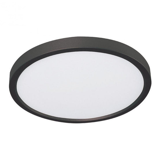 AFX EGRF12LAJD3BK Edge Round 12'' Flush Mount Led 22W 277V,5 CCT,BK