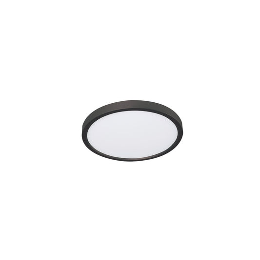 AFX EGRF12LAJD5BK Edge Round 12'' LED Flush Mount,120V,22W,5 CCT,BK