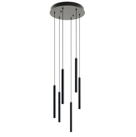 AFX ELIP01L30UDBKRND6 Eli Six Pendant 54W 120-277V BK