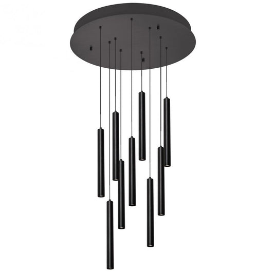 AFX ELIP01L30UDBKRND9 Eli Nine Pendant 81W 120-277V BK