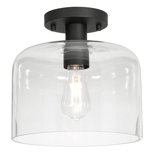 AFX ESAC10MBBK Elsa 10'' Med Base Semi-Flush BK