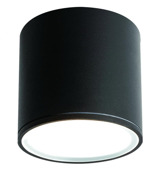 AFX EVYW0405LAJD2BK Everly 5'' Outdoor LED Ceiling 12W 120-277V BK