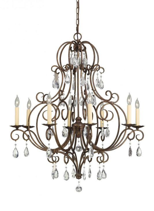 Generation Lighting F2303/8MBZ Medium Chandelier