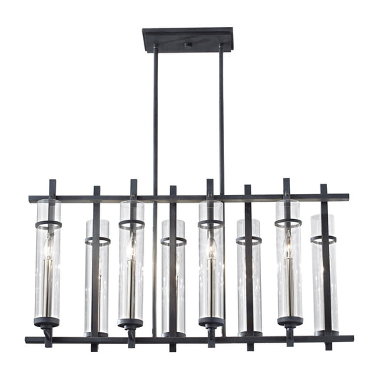 Generation Lighting F2630/8AF/BS Linear Chandelier