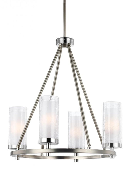 Generation Lighting F2984/4SN/CH Small Chandelier