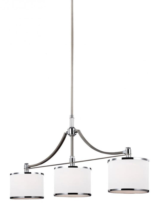 Generation Lighting F3086/3SN/CH Linear Chandelier