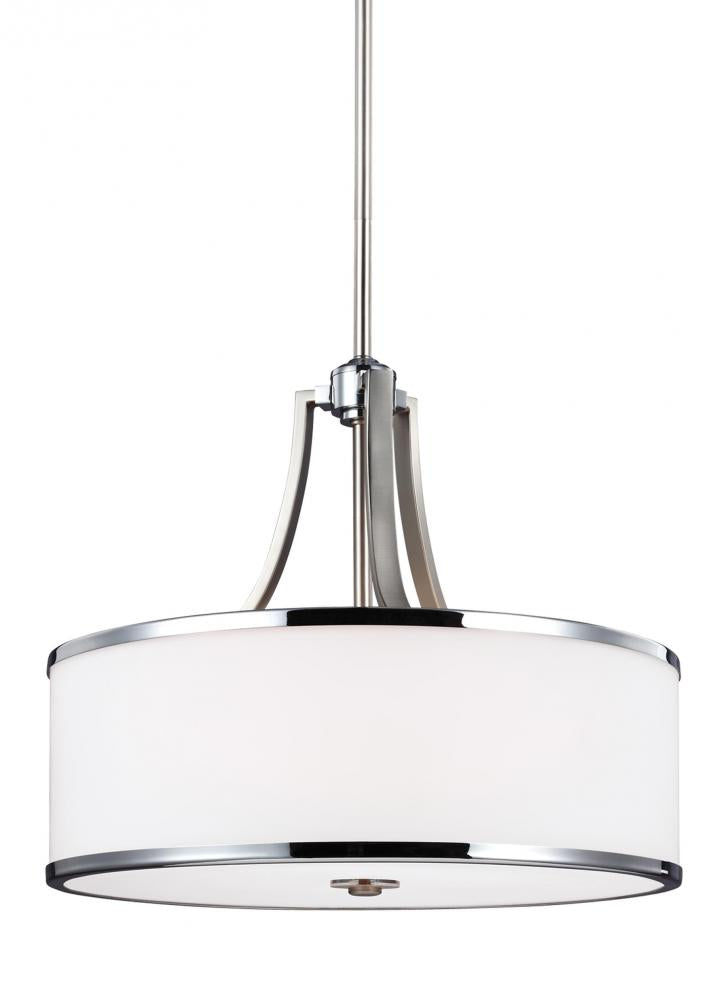 Generation Lighting F3087/4SN/CH Prospect Park Hanging Shade