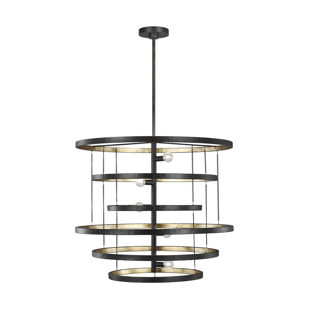 Generation Lighting F3340/5AI/ADB Medium Chandelier
