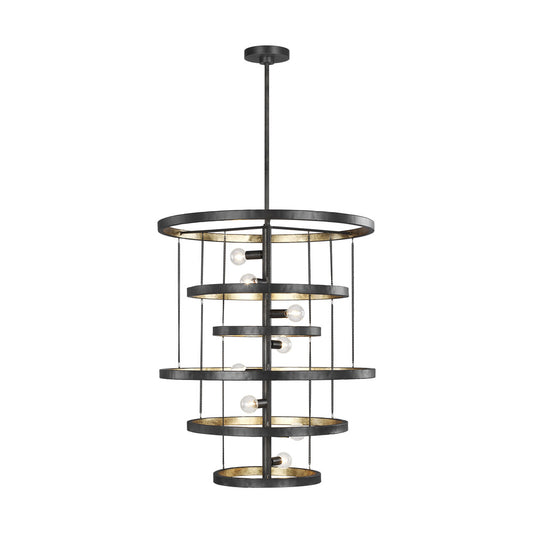 Generation Lighting F3341/8AI/ADB Large Chandelier