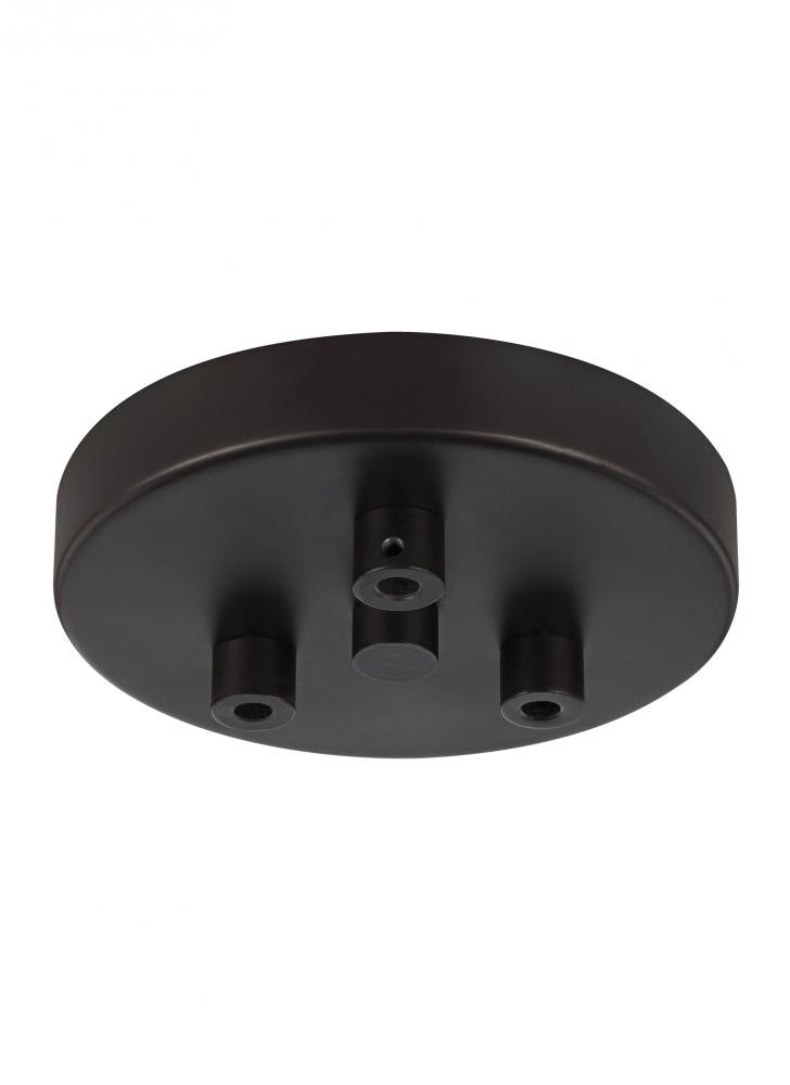Generation Lighting MPC03ORB 3 - Light Multi-Port Canopy with Swag Hooks