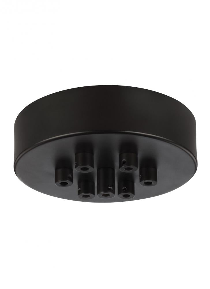 Generation Lighting MPC07ORB 7 - Light Multi-Port Canopy with Swag Hooks