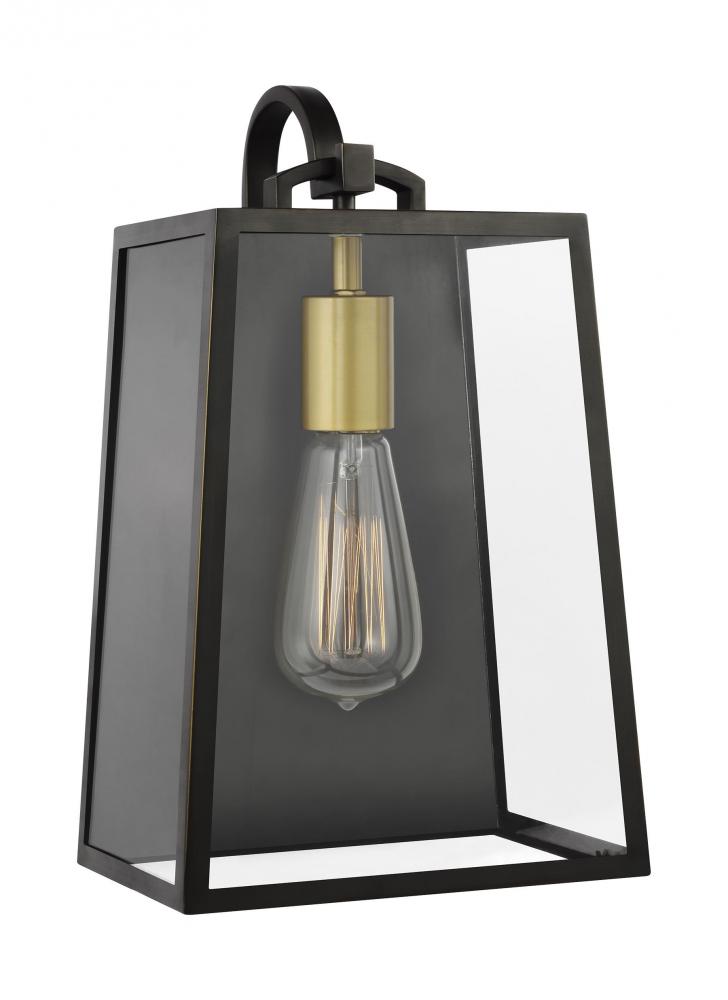 Generation Lighting OL14501ANBZ/PBB Lindbergh Small Lantern