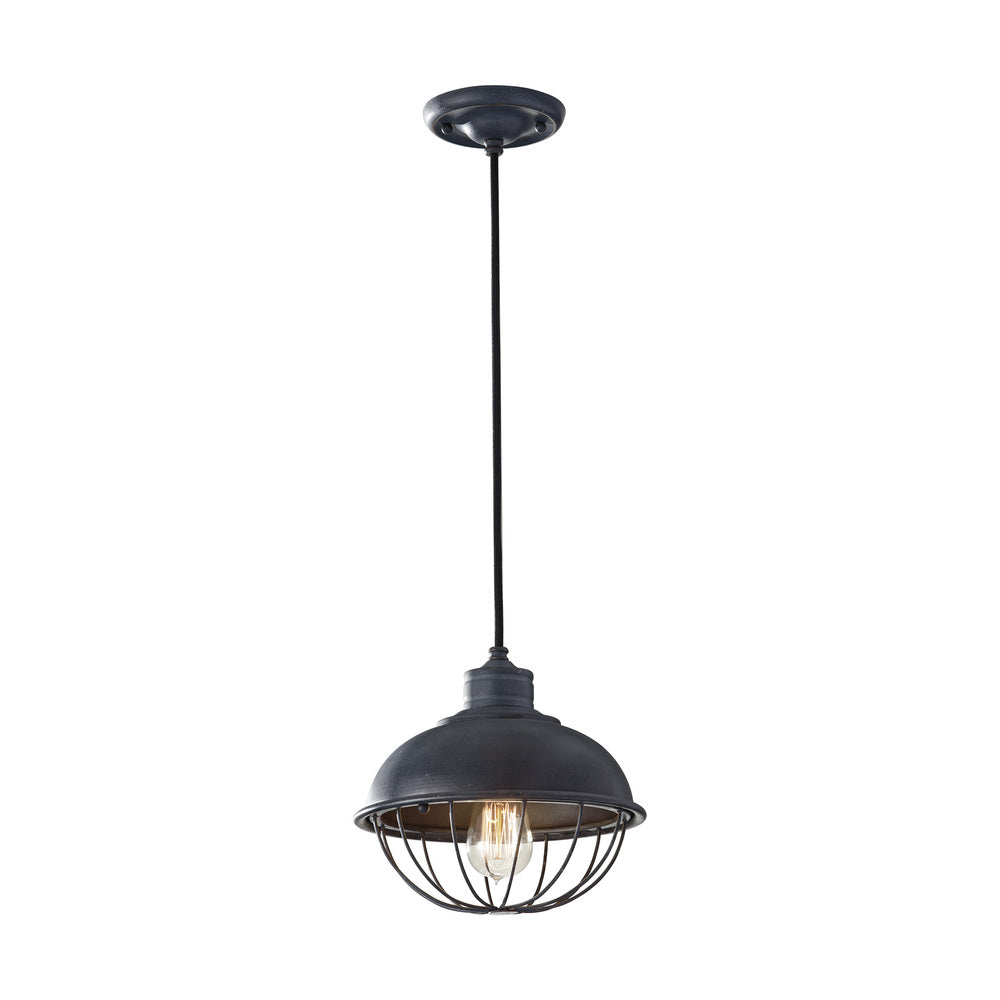 Generation Lighting P1242AF Round Cage Pendant