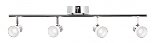 AFX GGEF0618L30D1PC Gage Fixed Rail LED 27W - Polished Chrome - Clear