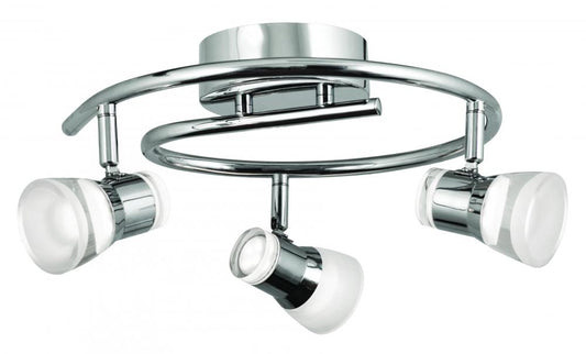 AFX GGEF1313L30D1PC Gage Fixed Rail LED 21W - Polished Chrome - Clear