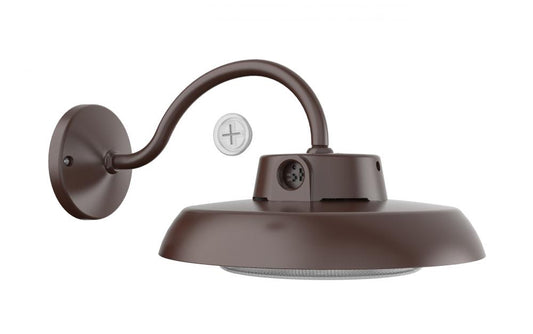 AFX GILW1210LAJENBZ Gilbert 10'' Outdoor LED Sconce 80W 120V 3CCT BZ