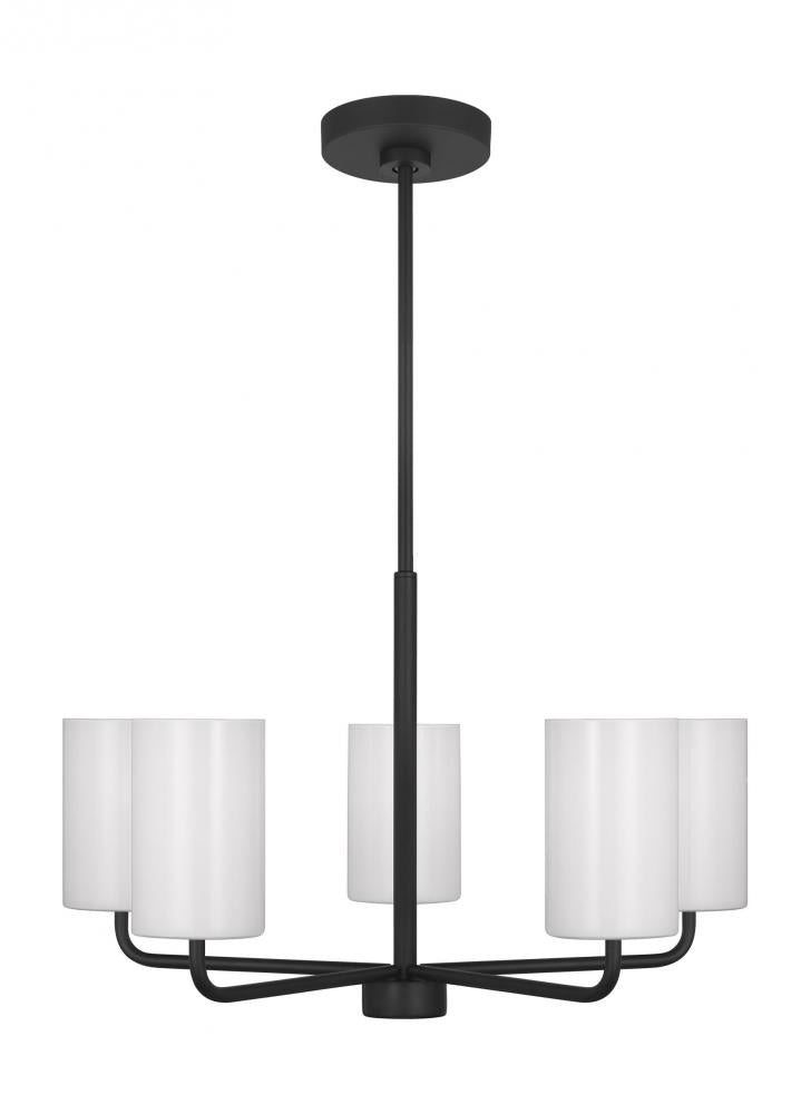 Generation Lighting GLC1015MBK Rhett Medium Chandelier