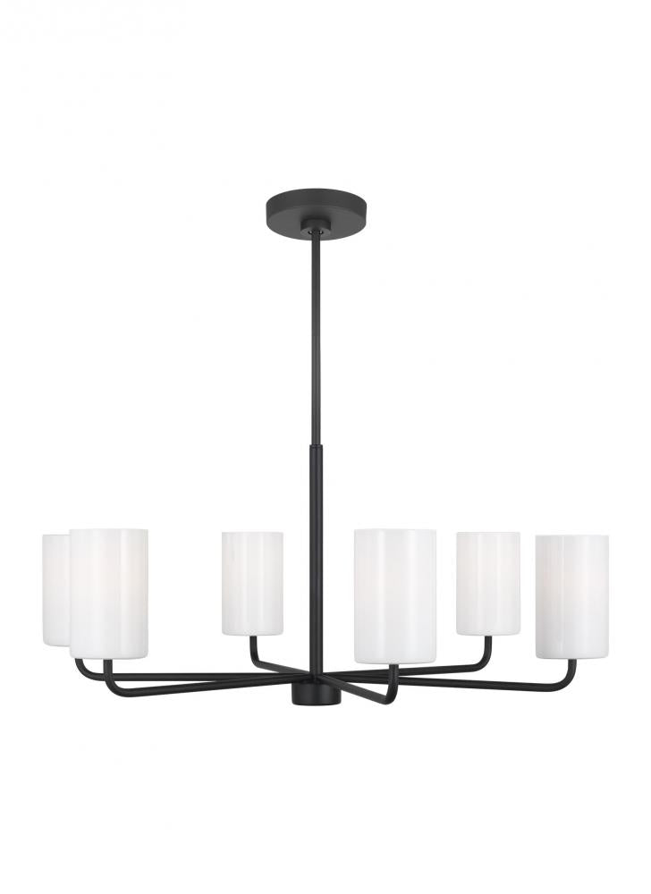 Generation Lighting GLC1026MBK Rhett Large Chandelier
